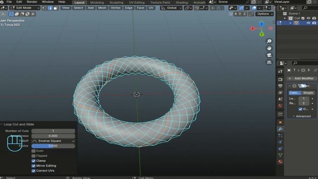 Моделирование кольца #2 / Blender 3D смотреть онлайн