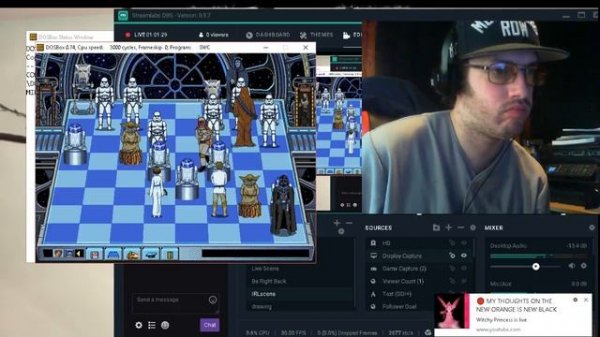 Throw Back Chess - Star wars Chess