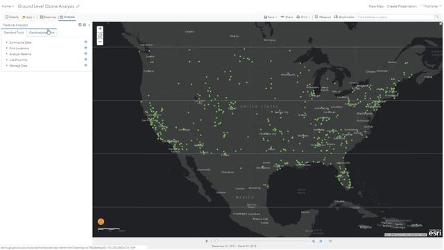 Detecting Ozone Measurements with GeoAnalytics Server смотреть онлайн