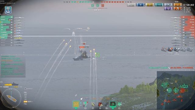 Destroyer Gdańsk: Huge 363k On Map Sea Of Fortune - World Of Warships