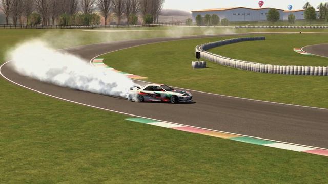 Assetto Corsa Nissan Skyline R32 SRCDF at Chambley Long смотреть онлайн