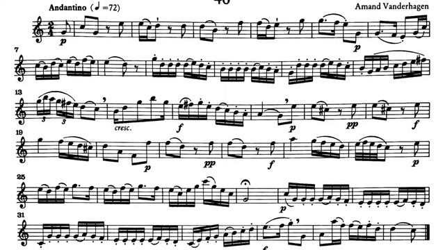 Study for Clarinet No 46 Andantino смотреть онлайн