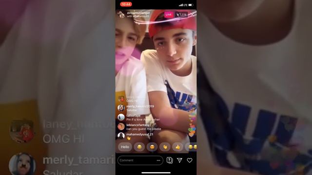 Avi with Asher Angel | Instagram Live | 2 August, 2019 смотреть онлайн
