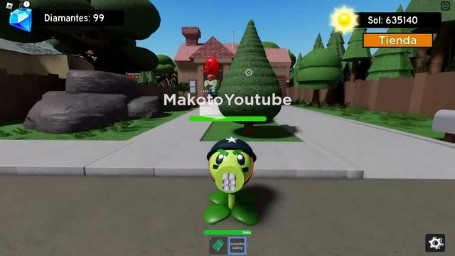 SOY LA GUISANTRALLADORA - Plants vs Zombies Roblox смотреть онлайн