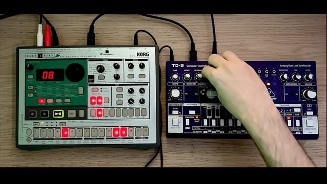 ACID JAM on Behringer TD-3-GP + Korg Electribe ES смотреть онлайн