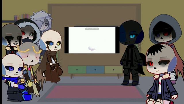 sans au's react to video(canon) сансы из разных ау реагируют на видио(канон) смотреть онлайн