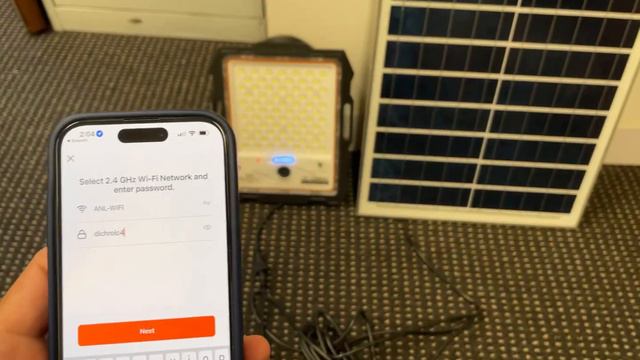 Vibe Solar Floodlight With Camera Pairing With Tuya App