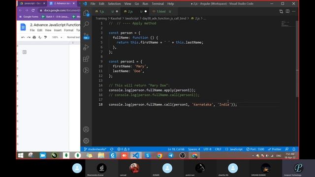JavaScript Day 5 (Advance Function) part 2 смотреть онлайн
