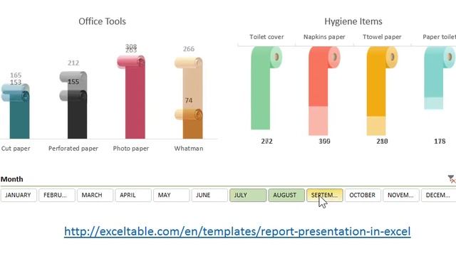 Shapes in charts for presentation in Excel смотреть онлайн