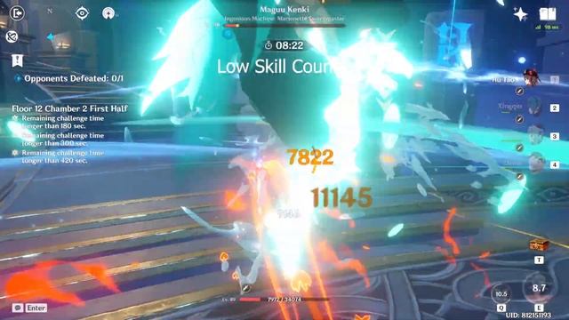 Average Skill Player in Spiral Abyss Floor 12-2 ft Hutao (Genshin Impact) смотреть онлайн