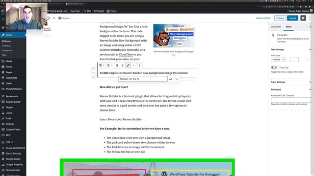 How to Add Anchor Links WordPress Gutenberg Block Editor смотреть онлайн