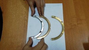 Полукольца осевого смещения коленвала ЯМЗ. Выбор заводских.