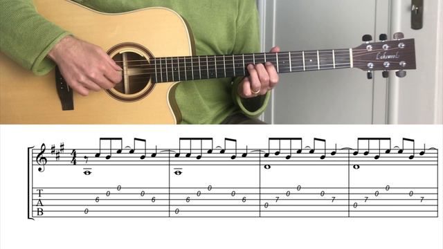 Un Peu - Georg Dybowski FREE TUTORIAL (SHEETS & TAB) смотреть онлайн