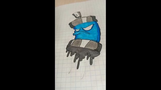 Учусь рисовать Граффити ( 1 часть)+ Мемы от меня смотреть онлайн