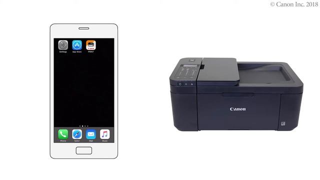 Enabling printing from a smartphone (iOS) - 2/2 (TR4500 series / E4200 series) смотреть онлайн