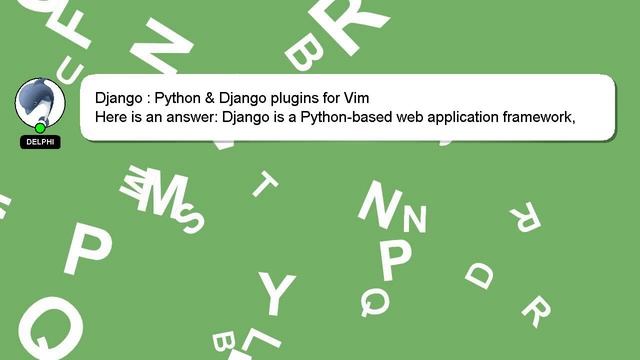 Django : Python & Django plugins for Vim смотреть онлайн
