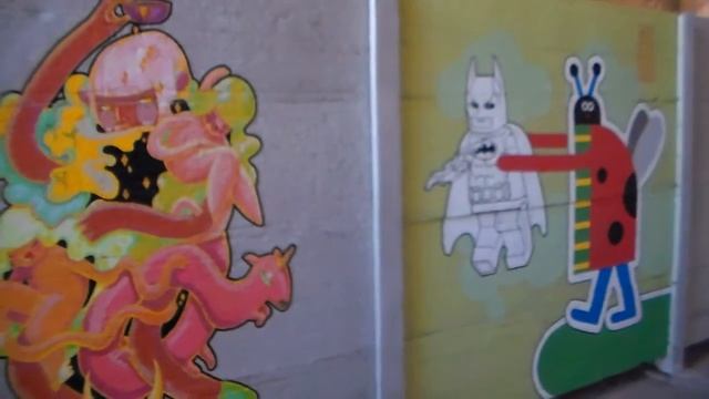 Настенная живопись арт наскальные рисунки на бетоне и металле. Творчество, сюрреализм, оформление смотреть онлайн