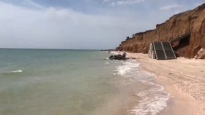 В Кирилловке берег укрепили мешками с песком