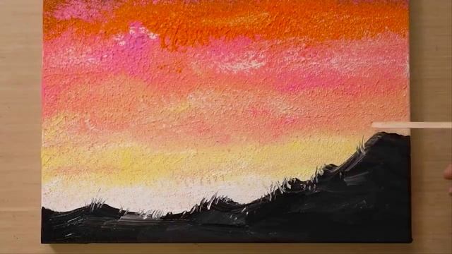 Рисуем красивый пейзаж.