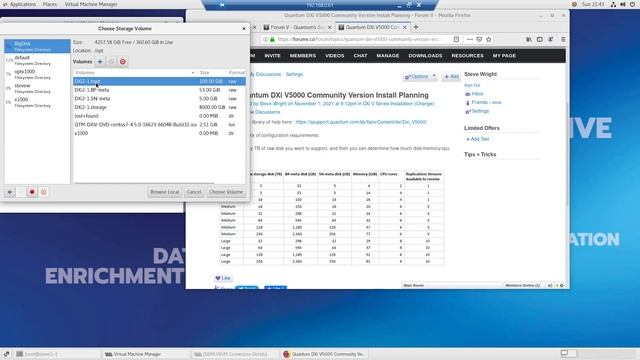 Installing the Free DXi V5000 Community Version on KVM смотреть онлайн