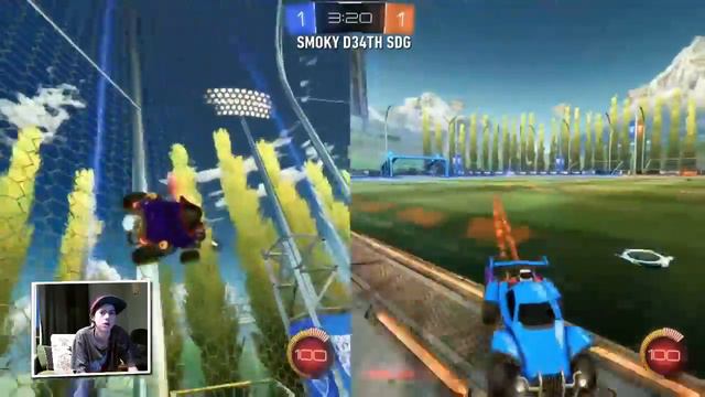 Rocket League Split-Screen Gameplay w/My Sister смотреть онлайн