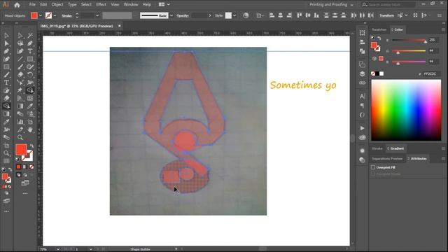 Sketch Logo Design Process Tutorial From Start To Finish | Adobe Illustrator смотреть онлайн