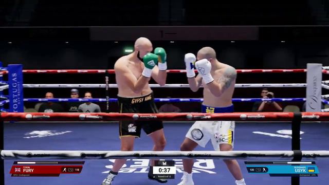 Undisputed(БИТВА ДВУХ БОТОВ НА МАКСИМАЛЬНОЙ СЛОЖНОСТИ)TYSON FURY Vs OLEKSANDR USYK