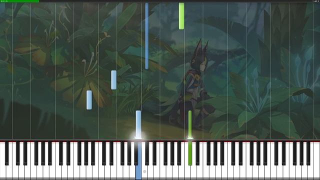 【Genshin Impact OST】 Sumeru ~ Vagrant Wandering - Piano Cover & Tutorial + Sheet Music смотреть онлайн
