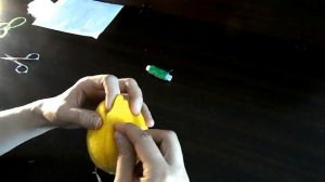 Мягкая игрушка "Лимон" из флиса своими руками