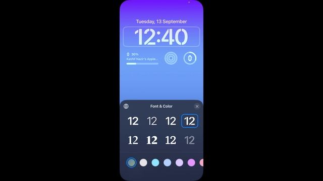 iOS 16: How To Change Lock Screen Clock’s Font And Colour on iPhone iOS 16 смотреть онлайн