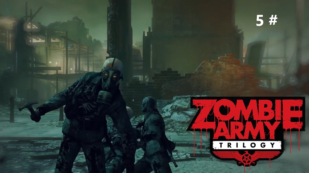 Прохождение Zombie Army Trilogy 5 # (Прогулка по промзоне)