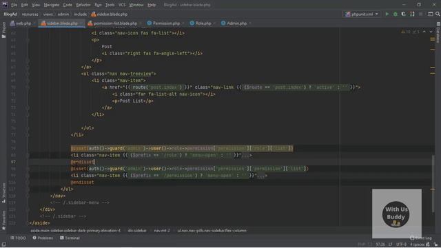 #6 #Custom #Role & #Permission. #Laravel 8. #Give Permission By With Us Buddy смотреть онлайн