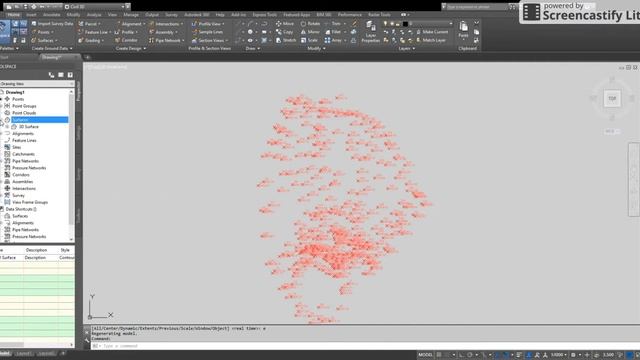 How to create 3d surface, contours and contour labels - Autocad 3D Civil 2017 смотреть онлайн