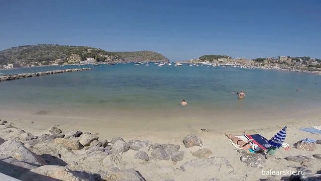 Пляж Порт де Сольер Майорка / Playa de Port de Soller Mallorca смотреть онлайн