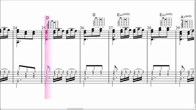 carcassi op60 no10　(Musical score & Tablature)