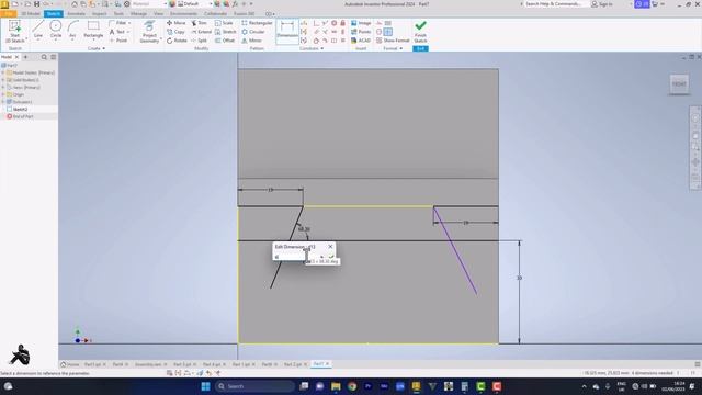 Autodesk Inventor 2024 - Clamp Part 1 смотреть онлайн