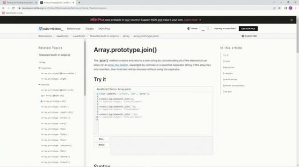 Codewars 8 kyu Printing Array Elements with Comma Delimiters JavaScript