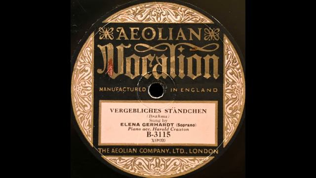 Vergebliches Ständchen (Elena Gerhardt) смотреть онлайн