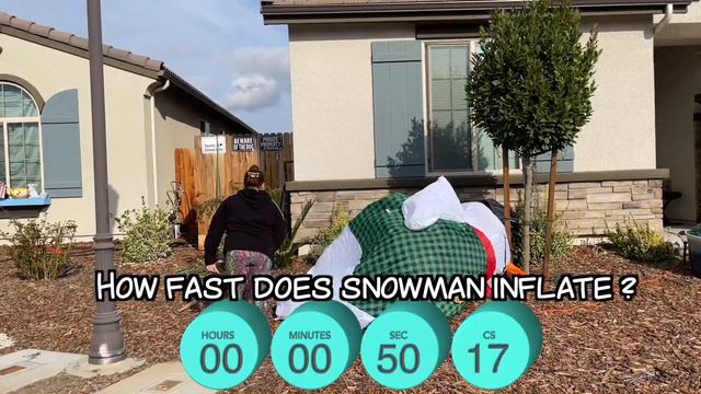 How to Install 12.5 Ft Inflatable Snowman from Lowes in 3 minutes смотреть онлайн