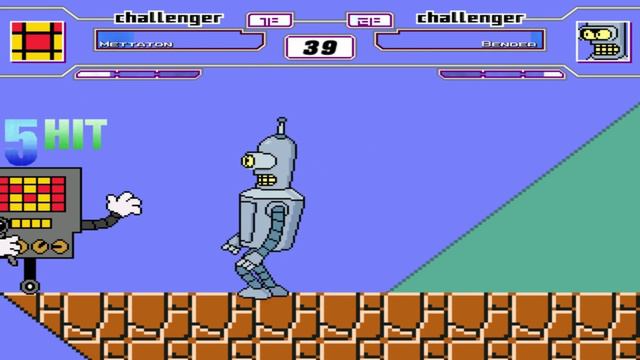 UNDERTALE METTATON VS FUTURAMA BENDER | "BATTLE OF THE MACHINES" | FUNNY GAMING смотреть онлайн