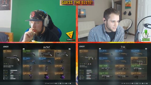 INSANE "Guess The Elite" Challenge! ADVANCED WARFARE ELITE GUN WAGER! (COD AW) смотреть онлайн