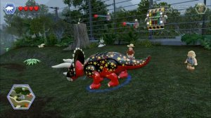 Лего Парк Юрского Периода.Динозавр Трицератопс.Мультики про Динозавров.Мультики для Детей.#Lego