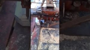 дисковая пилорама с бензиновым двигателем