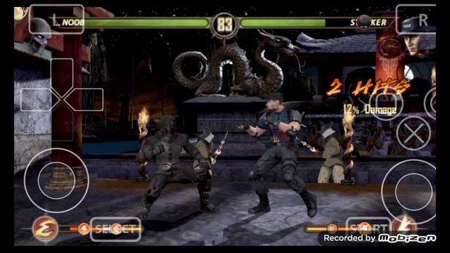 один раунд в Mortal Kombat 9 на телефоне 🔴 смотреть онлайн