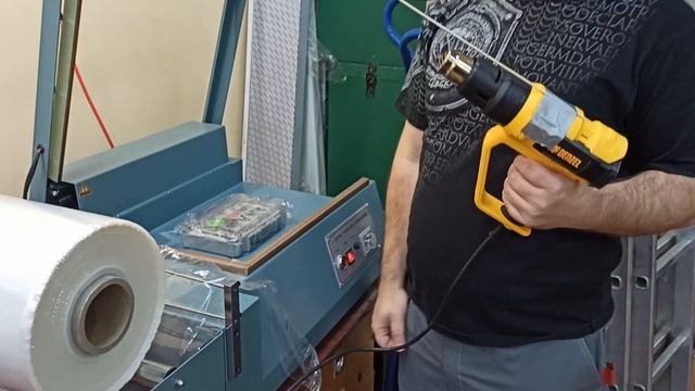 Станок для запайки в пленку BSF-501. Показываю его в работе. смотреть онлайн