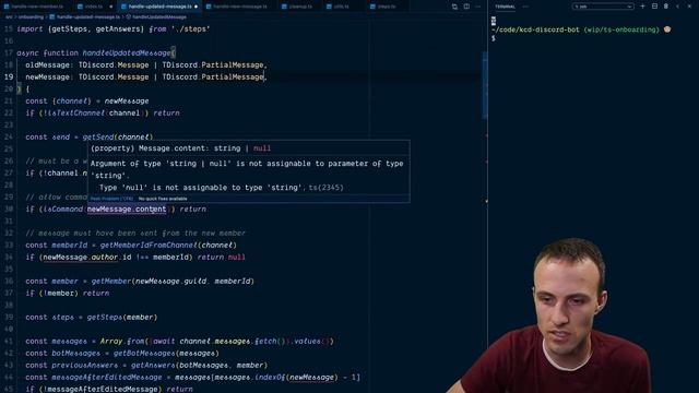 Live with Kent: Migrating Discord bot to TypeScript смотреть онлайн