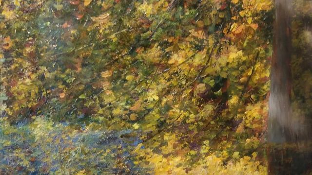 Картина Осенний парк В.Метёлкин смотреть онлайн