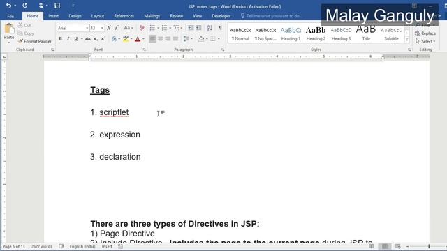 Advanced Java class 17 JSP Tags and Implicit Objects of JSP смотреть онлайн