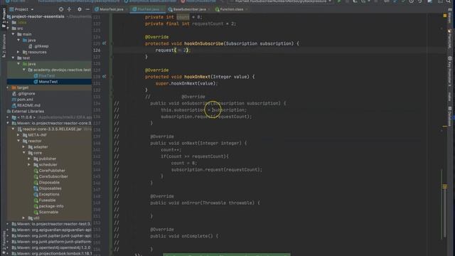 Project Reactor Essentials 10 - Backpressure on Flux publisher with BaseSubscriber смотреть онлайн