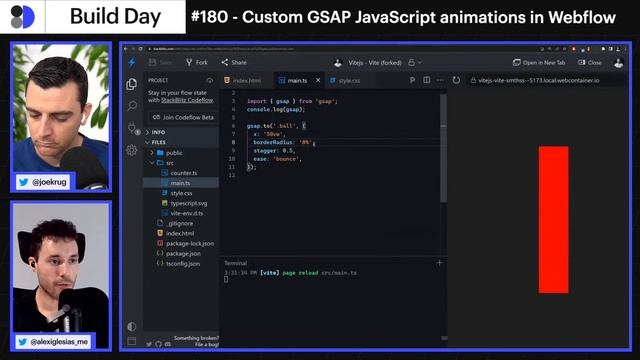 #180 - Custom GSAP JavaScript animations in Webflow смотреть онлайн